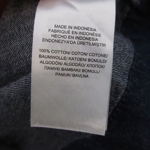 Lauren Ralph Lauren Shirt Dress  4 Blue Chambray Popover‎ Pockets Cotton - Picture 5 of 11